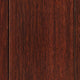 Ronson Bamboo Deluxe Roll-Up Chair Mat, Dark Cherry, No Lip, 60"x48"