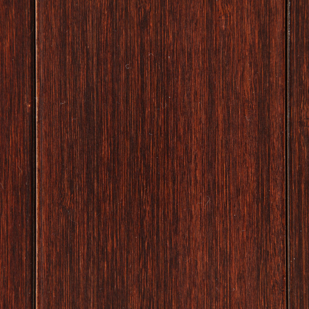 Ronson Bamboo Deluxe Roll-Up Chair Mat, Dark Cherry, No Lip, 60"x48"