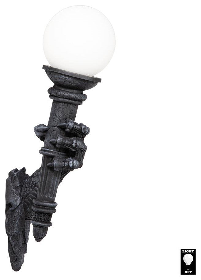 Design Toscano Blackfriars Gate Wall Torchiere