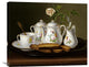 "Still Life of Porcelain and Biscuits" Artwork, 30" x 24"