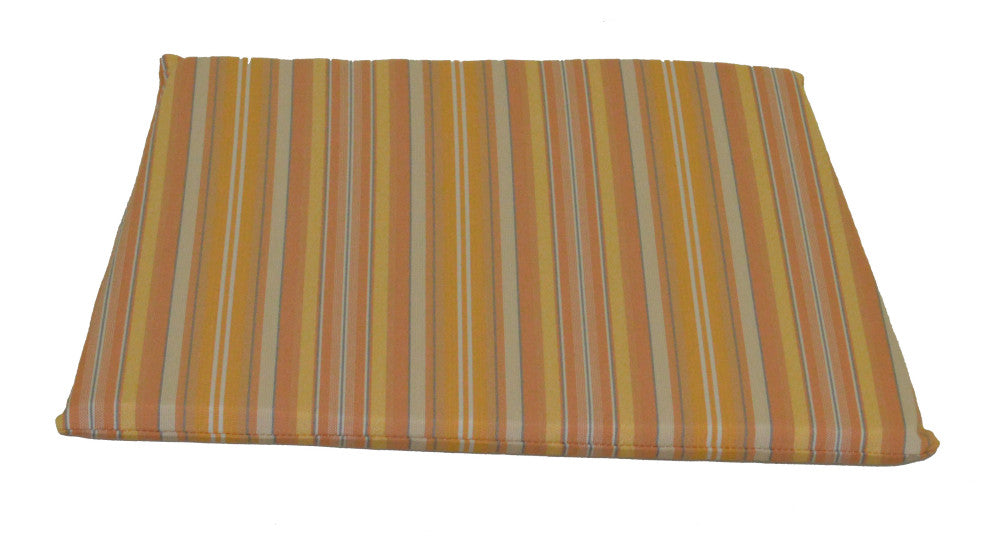 Rocker Seat Cushion, Orange Stripe