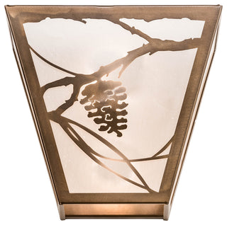 13 Wide Whispering Pines Wall Sconce