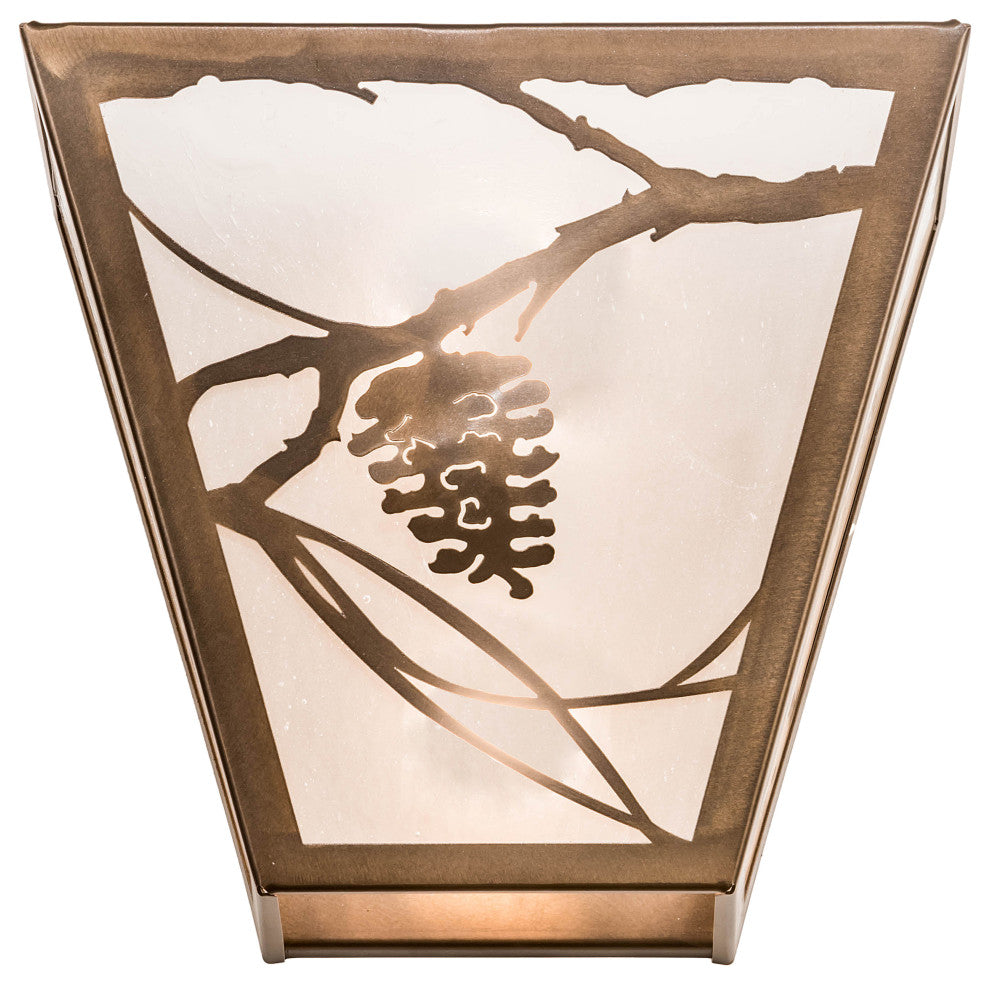 13 Wide Whispering Pines Wall Sconce
