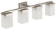 Moen YB8864BN 90 Degree Four Globe Bath Light, Brushed Nickel