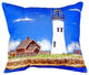 Scituate MA Lighthouse No Cord Pillow - Set of Two 16x20