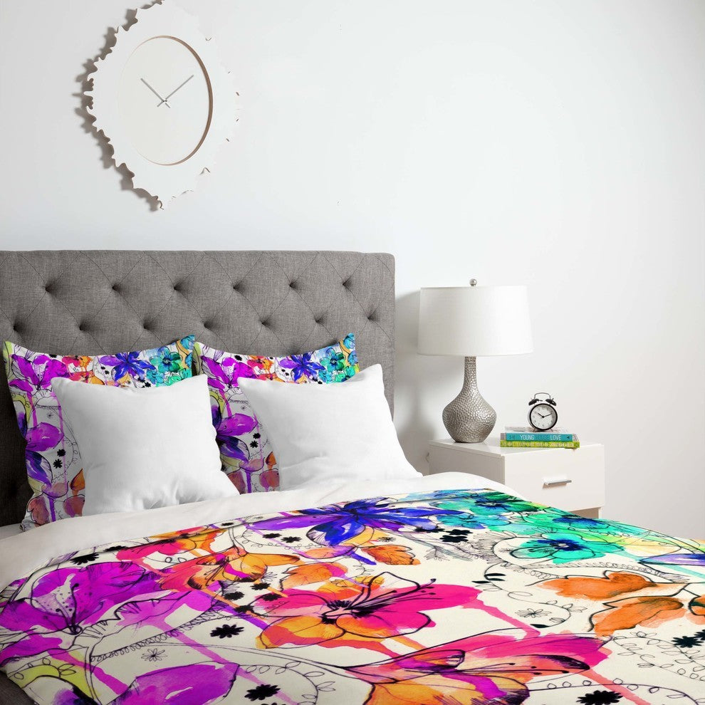 Deny Designs Holly Sharpe Lost In Botanica 1 Duvet Cover - Lightweight