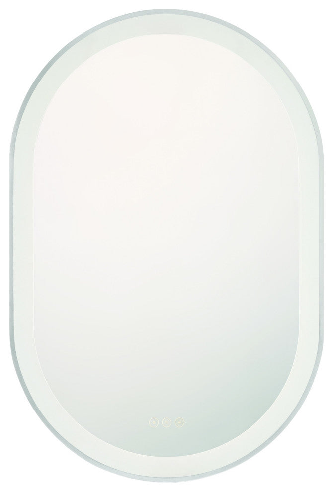 Sara 36" LED Mirror, Silver