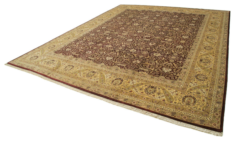 Rug N Carpet - Hand-Knotted Oriental 11' 11" x 14' 9" Oversize Oushak Area Rug