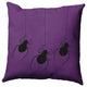 18"x18" Hanging Spiders Decorative Throw Pillow, Amethyst
