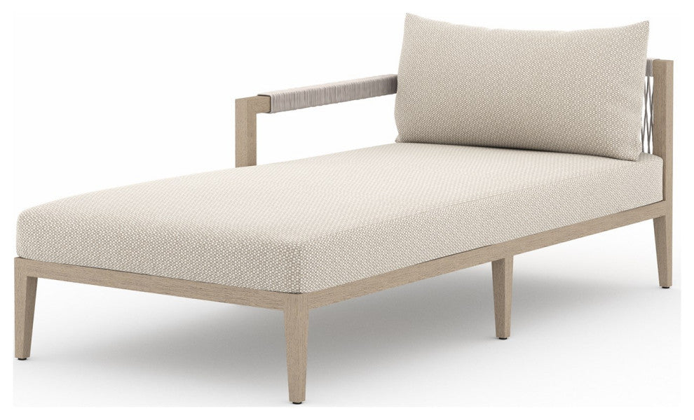 Sherwood Outdoor Laf Chaise Pc-Brwn/Sand