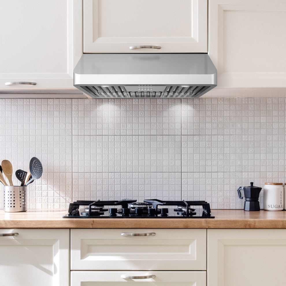 30" Ducted Under Cabinet Range Hood in Stainless Steel