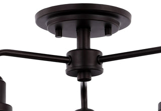Calvin 18.5" 3-Light Iron LED Pendant, Oil Rubbed Bronze