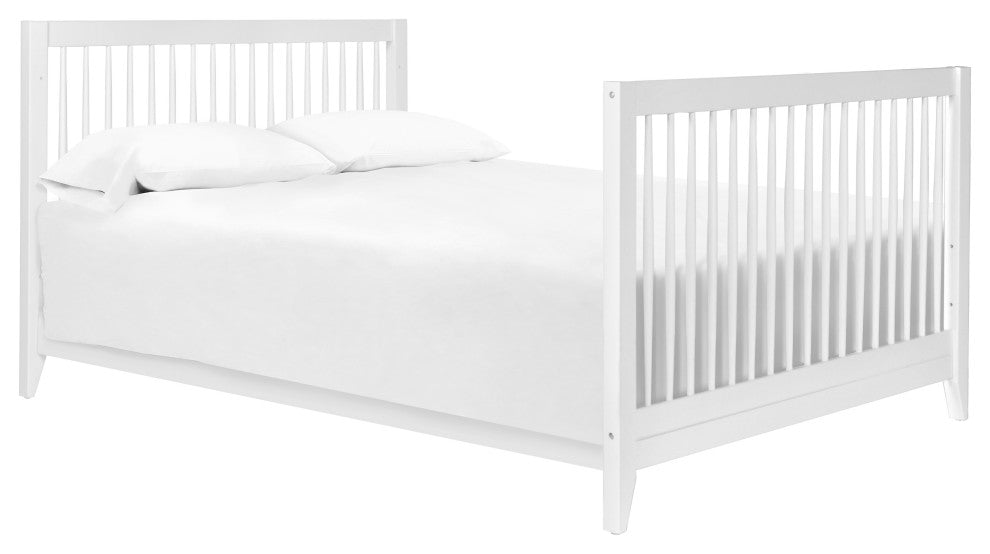 Sprout 4-in-1 Convertible Crib With Toddler Bed Conversion Kit, White