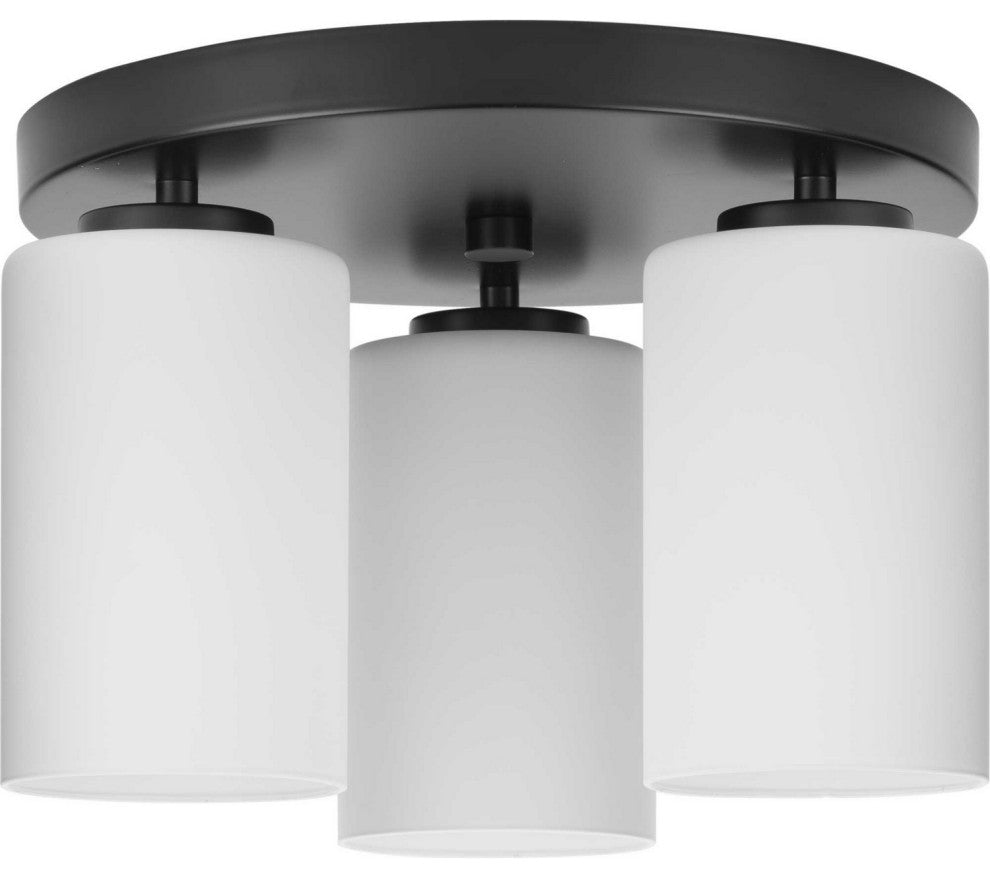 Cofield 3-Light Flush Mount, Matte Black