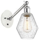Innovations 317-1W-WPC-G654-6-LED 1-Light Sconce, White and Polished Chrome