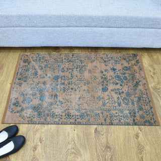 Machine Made Polyester Durable Indoor Outdoor Washable Oriental Pattern Footmat