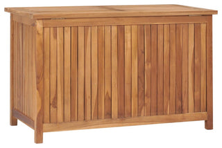 Vidaxl Garden Storage Box 35.4"x19.7"x22.8" Solid Teak Wood