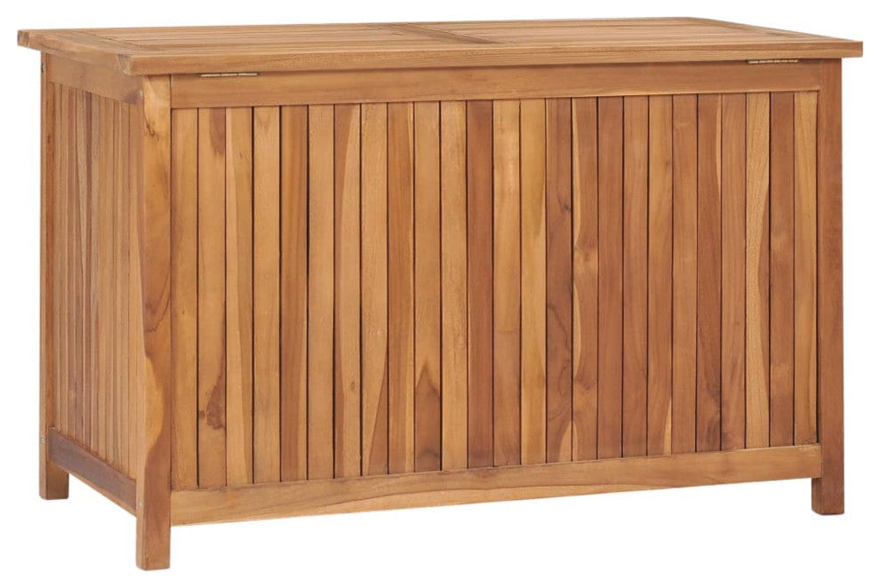 Vidaxl Garden Storage Box 35.4"x19.7"x22.8" Solid Teak Wood