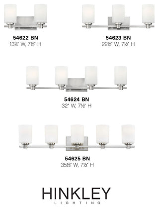 Hinkley Lighting 54625 Karlie 5 Light 35.5"W Bathroom Vanity - Brushed Nickel