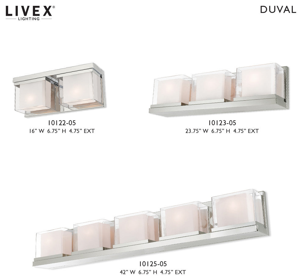 Livex Lighting Polished Chrome 5-Light Bath Vanity