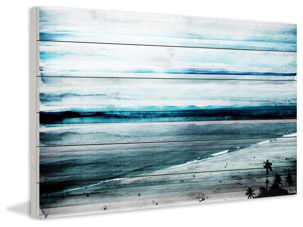 "Banda" Wall Art on Wood, 60"x40"