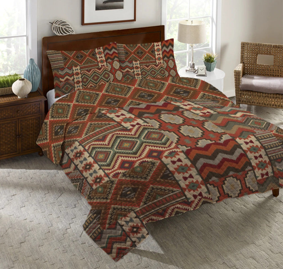 Country Mood Navajo Queen Quilt Set