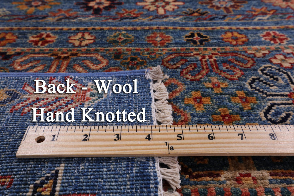 5' 6" X 8' 5" Tribal Persian Gabbeh Hand-Knotted Rug Q5356