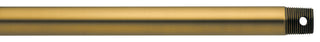 Fan Down Rod 48", Burnished Antique Brass