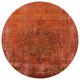 Ahgly Company Indoor Round Mid-Century Modern Area Rugs, 3' Round