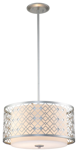 Ziggy Large Pendant in Laquered Silver