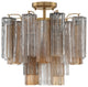 CRYSTORAMA Addis 4 Light Aged Brass Ceiling Mount