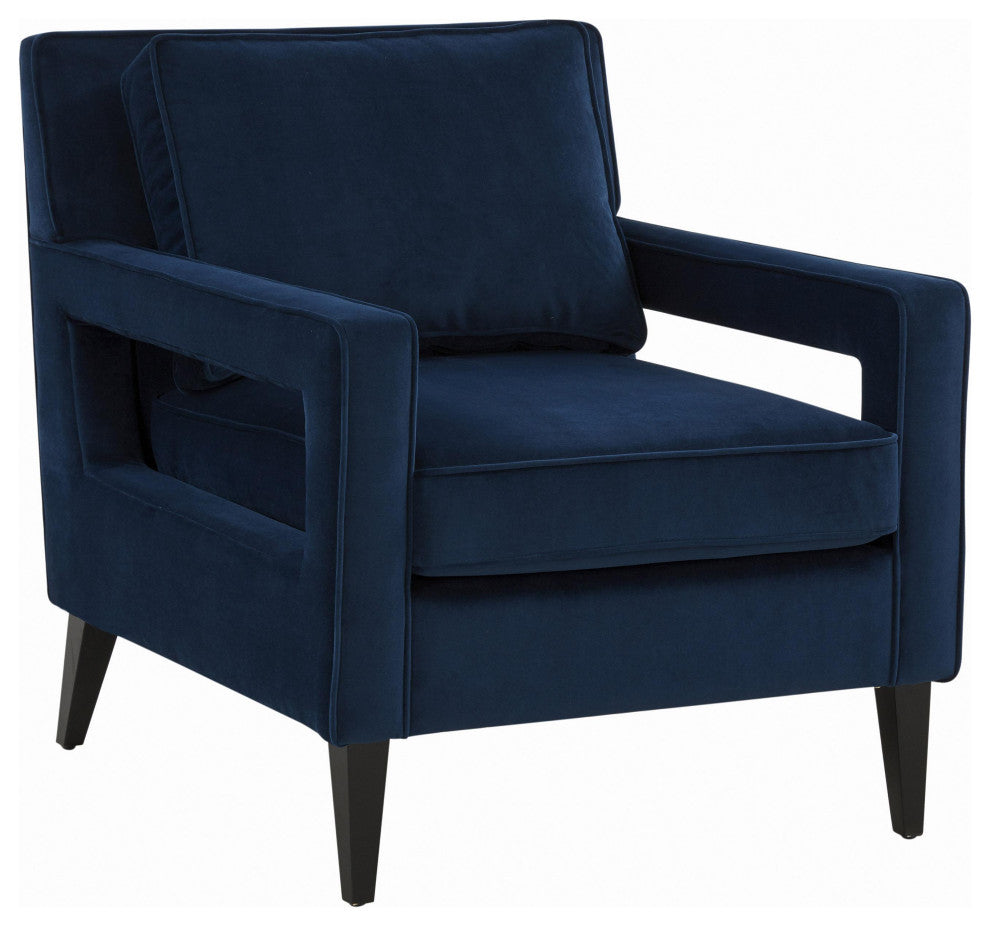 Luna Sapphire Blue Accent Chair