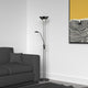 Mother and Son Floor Lamp, Matte Black