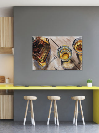 "Ap ro" Painting Print on Wrapped Canvas, 36"x24"