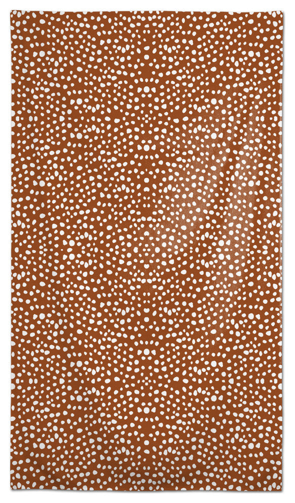 Terracotta Spots 58x58 Tablecloth