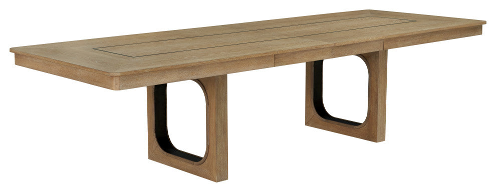 Parker House Escape Dining 84" Rectangular Table With 8 ladderback chairs
