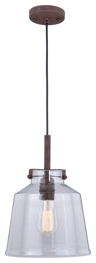 Milone 10" Pendant Textured Rustic Bronze