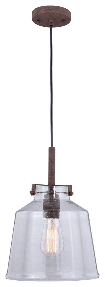 Milone 10" Pendant Textured Rustic Bronze