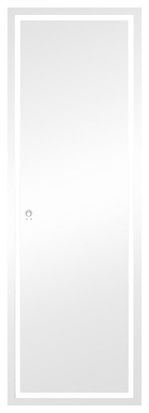 LED Vanity Wall Mounted Fitting Mirror, Vertical/Horizontal, 65x22", Inner Light, Induction