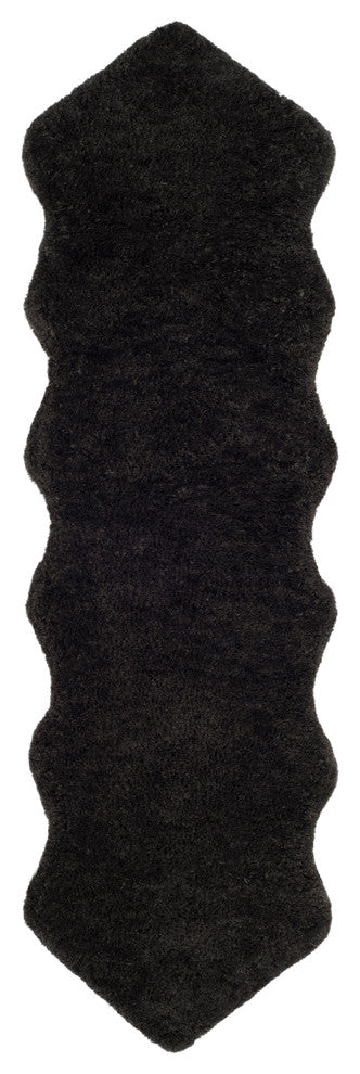 Safavieh Sheep Shag Collection SSG101 Rug, Charcoal, 2'3"x6'