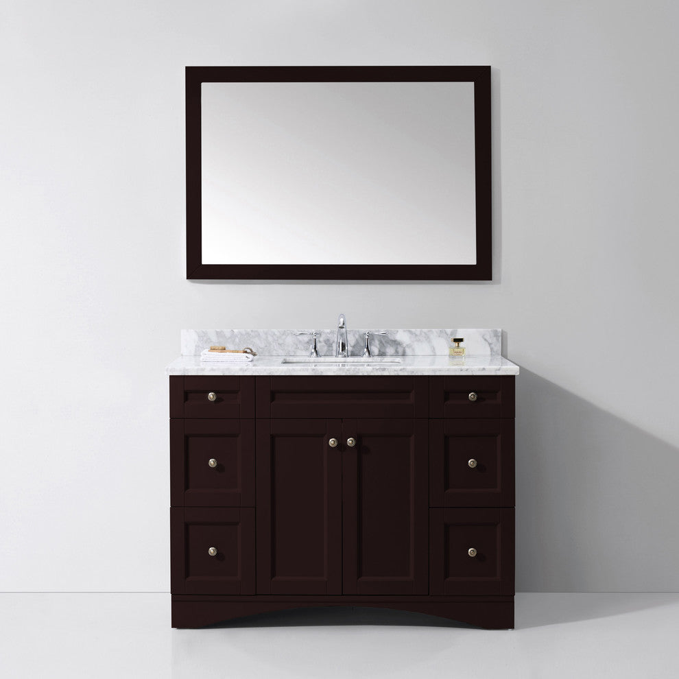 Elise 48" Single Bathroom Vanity Set, Espresso