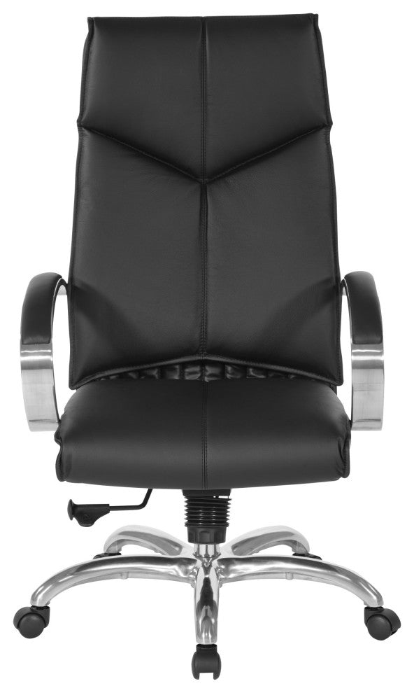 High Back Black Executive Leather Office Chair