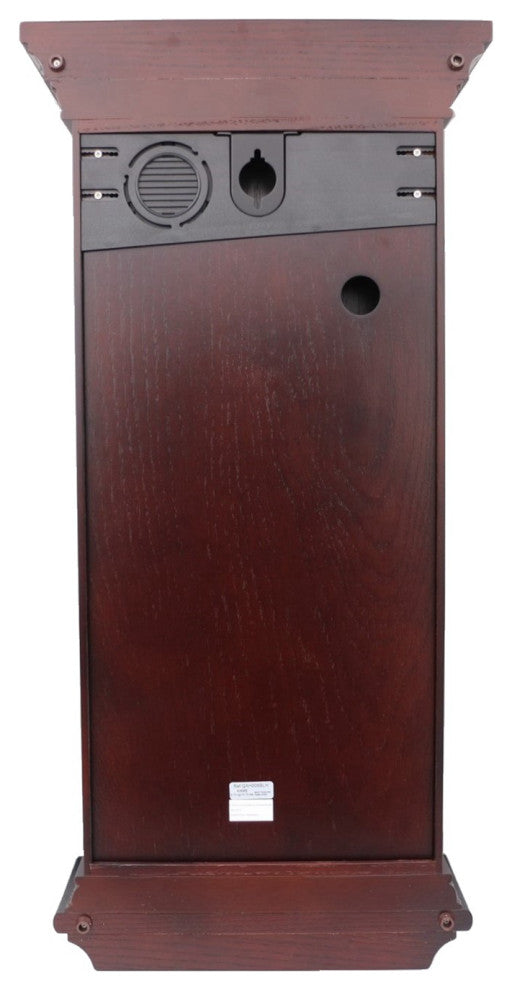 Seiko Clocks, Mahogany Wall Clock With Pendulum and Chime