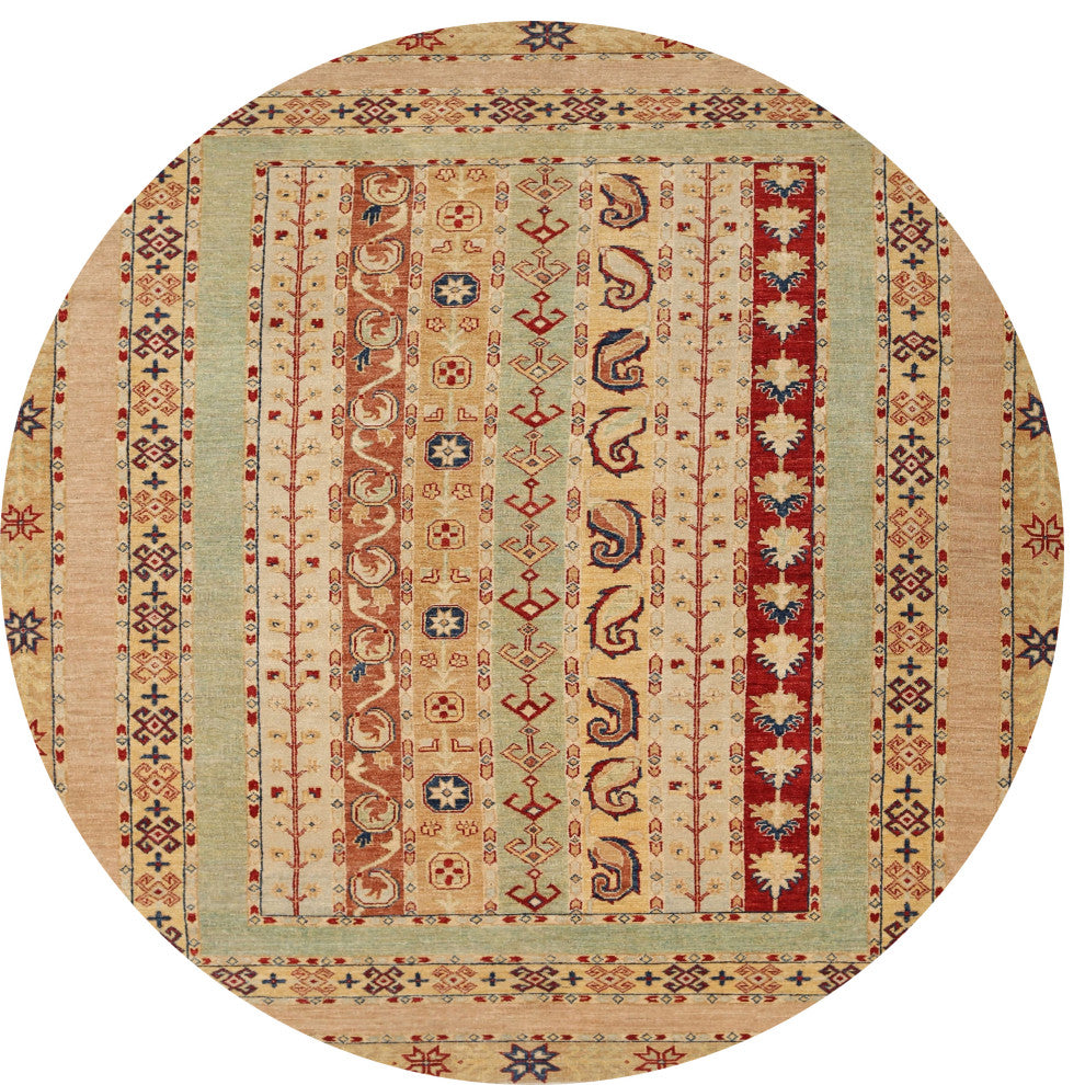 Ahgly Company Indoor Round Traditional Area Rugs, 3' Round