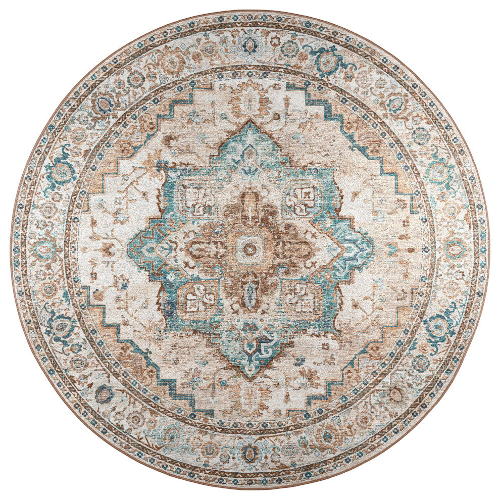 Jericho JC2 Biscotti 6' x 6' Round Rug