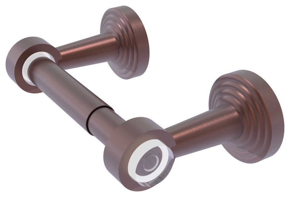 Pacific Beach Two Post Toilet Tissue Holder, Antique Copper