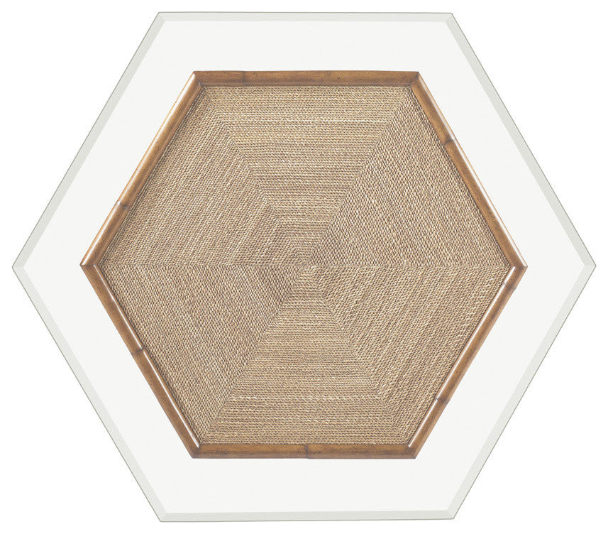 Key Largo Cocktail Table With Glass Top