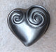 Spiral Heart Knob, Shiny