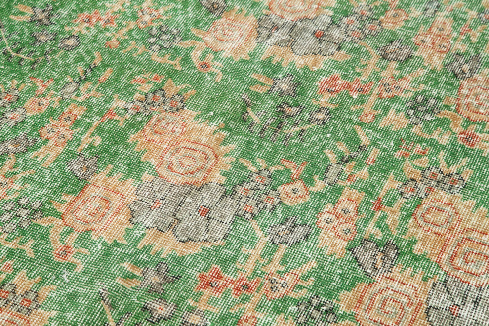 Rug N Carpet - Handwoven Turkish 4' 6'' x 12' 9'' Contemporary Area Rug