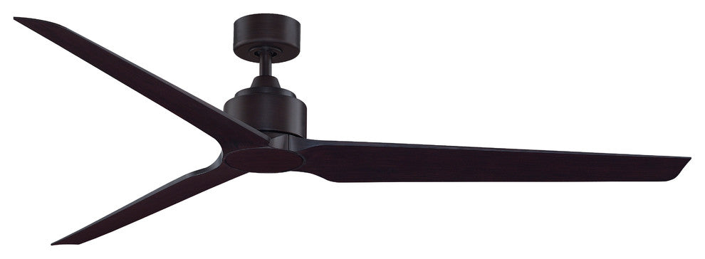 Fanimation TriAire Custom Ceiling Fan Dark Bronze/Dark Walnut, 72"